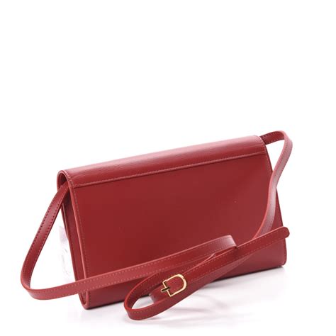 celine tassels wallet on strap|CELINE Smooth Calfskin Tassels Wallet On Strap Red.